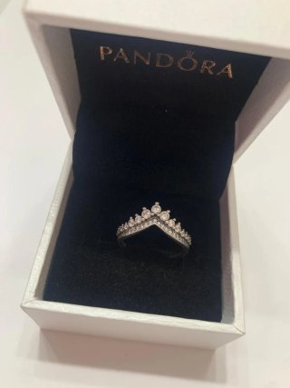 Anillo Tiara Princesa Pandora Talla 52