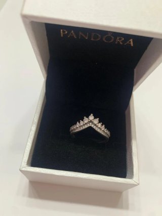 Anillo Tiara Princesa Pandora Talla 52