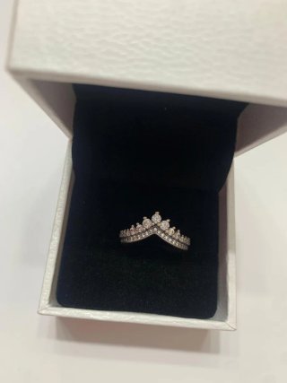 Anillo Tiara Princesa Pandora Talla 52