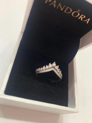 Anillo Tiara Princesa Pandora Talla 52