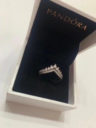 Anillo Tiara Princesa Pandora Talla 52