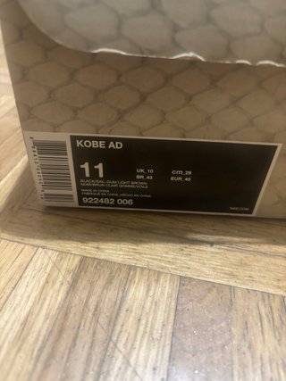 Zapatillas Nike Kobe AD Black Gum