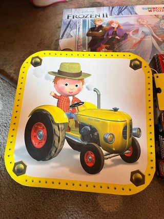 Lote 3 Puzzles Frozen, Cars y Janod