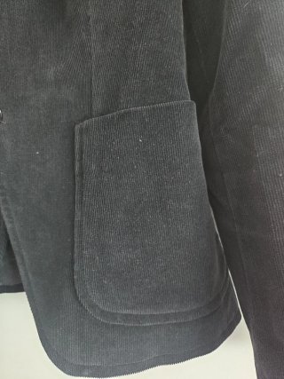 Americana de Pana Negra Massimo Dutti