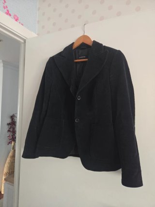 Americana de Pana Negra Massimo Dutti