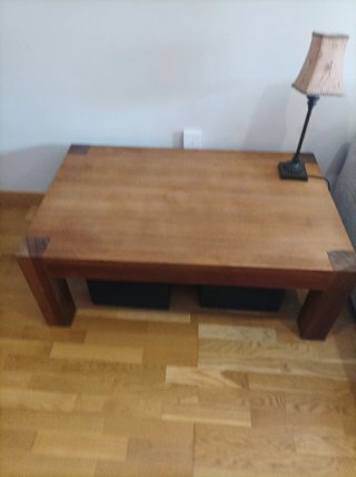 Mesa de centro de teca