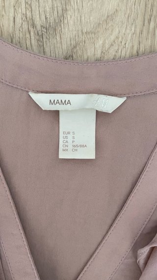 Camisa premamá H&M volantes talla S