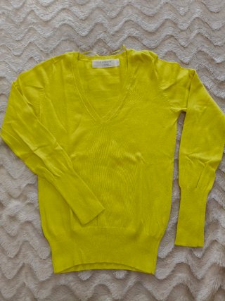 Jersey Amarillo Zara