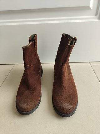 Botines de Piel Joyca Marrones Talla 40
