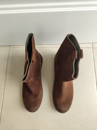 Botines de Piel Joyca Marrones Talla 40