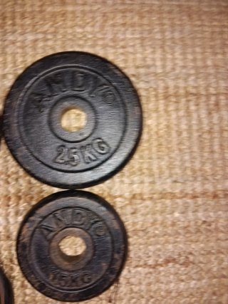 4 Discos de Pesas compatibles decathlon