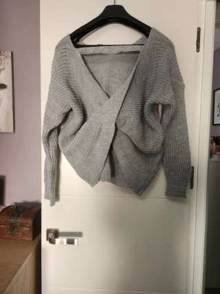 Jersey de lana gris