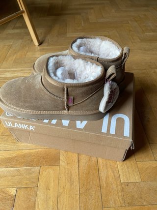 Botines Ulanka ante forro pelo tipo ugg