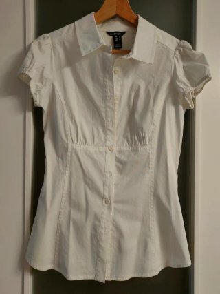 Camisa Mango Blanca Talla S