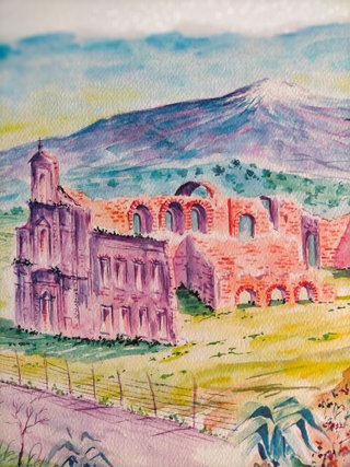 Litografia Troina Convento San Michele Sicilia en