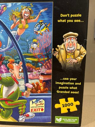 Puzzle “Wasgij? 43” Aquarium Antics 1000 piezas