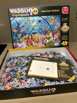 Puzzle “Wasgij? 43” Aquarium Antics 1000 piezas