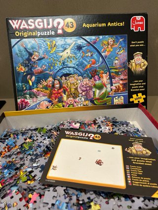 Puzzle “Wasgij? 43” Aquarium Antics 1000 piezas
