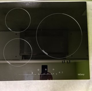 Placa inducción IsEas,3 fuegos como nueva 1de 32cm