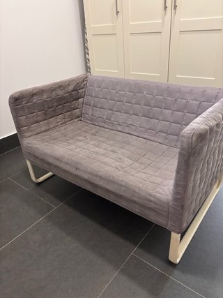 Sofá 2 plazas IKEA KNOPPARP Gris