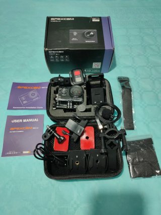Cámara Deportiva 4K Apexcam M80 Air + Accesorios