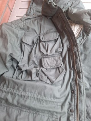 Chaquetón Coronel Tapioca forro pluma multi bolsil
