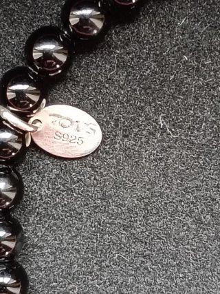CHOLLO!!PULSERA TOUS PLATA NEGRA