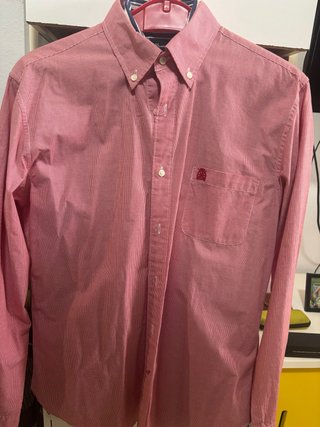 Camisa Cortefiel Roja Talla L