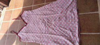 Camisón Oysho Rosa con Corazones Talla S