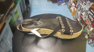 Sandalias Negras con Plataforma