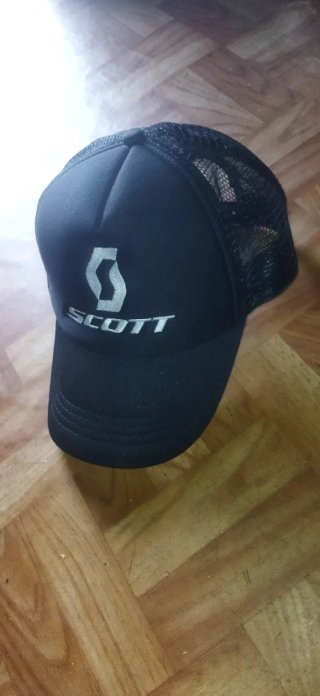 Gorra Scott Negra Malla