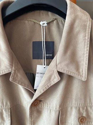 Chaqueta Beige Talla 54 con Etiquetas