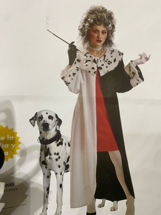 Disfraz Cruella de Vil Talla S/M