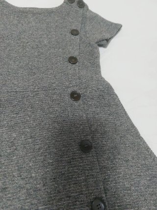 Vestido Zara Gris Talla 6 Años