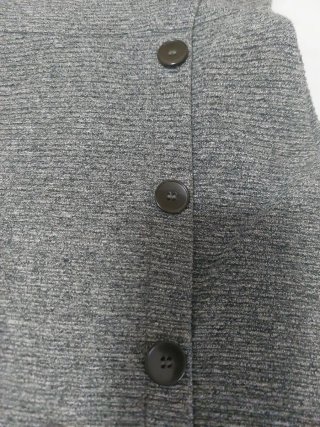 Vestido Zara Gris Talla 6 Años
