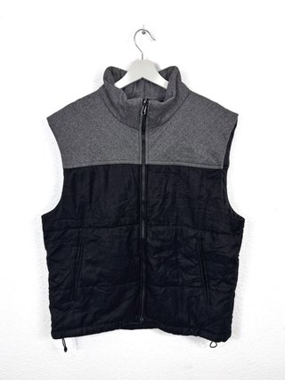 Chaleco The North Face Acolchado Retro Gris Negro