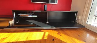 Mueble de salón negro