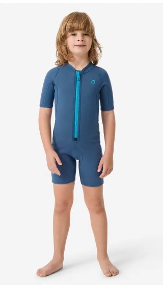 Neopreno Shorty SNK 100 Niños Azul Decathlon
