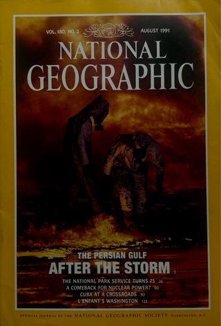 Revistas National Grographic, de 1991, en Inglès