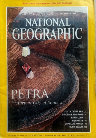 Revistas National Grographic, de 1991, en Inglès