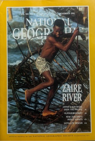 Revistas National Grographic, de 1991, en Inglès