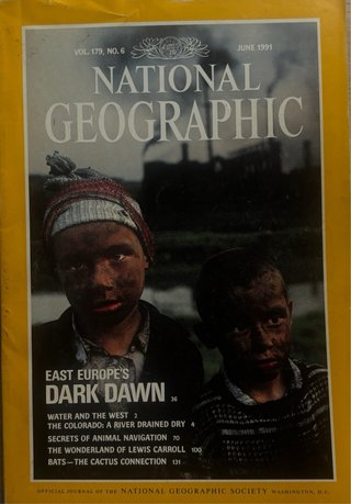 Revistas National Grographic, de 1991, en Inglès