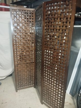 Biombo de Madera Trenzado