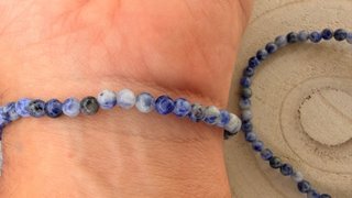Pulsera Sodalita Natural 4mm