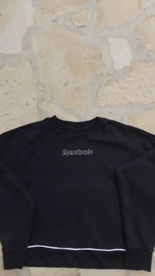 Sudadera crop top Reebok mujer Talla S