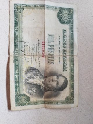Billete 1000 Pesetas 1949