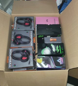 Lote Cascos Gaming Typhoon FR-TEC