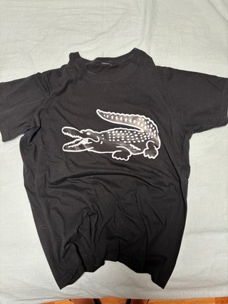 Camiseta Lacoste Negra