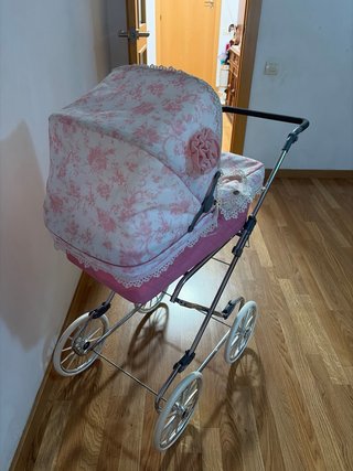 Carro de muñeca Dalela rosa floral