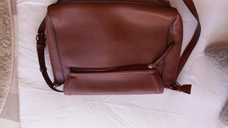Bolso Misako Marrón Cuero, nuevo